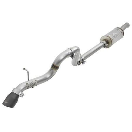Afe Stainless Steel, With 14 Inch Muffler, 2.5 Inch Pipe Diameter, Single Exhaust With Single Exit,  49-48075-B